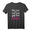 Lustiges Sekt T-Shirt für Damen - Die tut nix, die will nur Saufen! Perfektes Geschenk für Sektliebhaber, Junggesellinnenabschied & Feierlichkeiten
