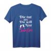 Lustiges Sekt T-Shirt für Damen - Die tut nix, die will nur Saufen! Perfektes Geschenk für Sektliebhaber, Junggesellinnenabschied & Feierlichkeiten