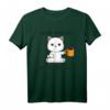 Guten Morgen, ganz dünnes Eis T-Shirt mit süßer Katze – Perfektes Geschenk für Familienmänner, Opa, Papa, Bruder, Onkel zum Geburtstag, Weihnachten, Vatertag, Muttertag