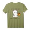 Guten Morgen, ganz dünnes Eis T-Shirt mit süßer Katze – Perfektes Geschenk für Familienmänner, Opa, Papa, Bruder, Onkel zum Geburtstag, Weihnachten, Vatertag, Muttertag