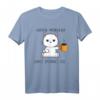 Guten Morgen, ganz dünnes Eis T-Shirt mit süßer Katze – Perfektes Geschenk für Familienmänner, Opa, Papa, Bruder, Onkel zum Geburtstag, Weihnachten, Vatertag, Muttertag