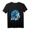 Kinder Ninja Geburtstag T-Shirt für den 6. Geburtstag – Blauer Ninja Junge Geschenk für Kampfkunst- und Ninja-Fans
