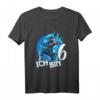 Kinder Ninja Geburtstag T-Shirt für den 6. Geburtstag – Blauer Ninja Junge Geschenk für Kampfkunst- und Ninja-Fans