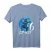 Kinder Ninja Geburtstag T-Shirt für den 6. Geburtstag – Blauer Ninja Junge Geschenk für Kampfkunst- und Ninja-Fans
