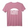 In omnia paratus T-Shirt - Motivationsshirt mit Regenschirm für Entscheider und Abenteurer, perfekt für Mutige und Selbstbewusste