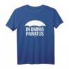 In omnia paratus T-Shirt - Motivationsshirt mit Regenschirm für Entscheider und Abenteurer, perfekt für Mutige und Selbstbewusste