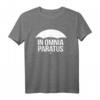 In omnia paratus T-Shirt - Motivationsshirt mit Regenschirm für Entscheider und Abenteurer, perfekt für Mutige und Selbstbewusste
