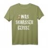 Meister Röhrich: Was Schasser Geisse T-Shirt – Lustiges Spruch-T-Shirt mit klassischem Schnitt und doppeltem Saum