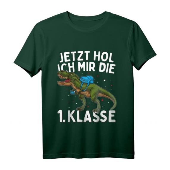 Kinder Einschulung Dinosaurier T-Shirt 2023 - Lustiges Geschenk für den ersten Schultag, Jungen & Mädchen, Erste Klasse, Grundschule Kinder Einschulung Dinosaurier T-Shirt 2023 - Lustiges Geschenk für den ersten Schultag, Jungen & Mädchen, Erste Klasse, Grundschule
