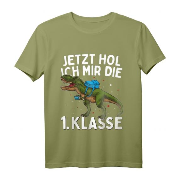 Kinder Einschulung Dinosaurier T-Shirt 2023 - Lustiges Geschenk für den ersten Schultag, Jungen & Mädchen, Erste Klasse, Grundschule Kinder Einschulung Dinosaurier T-Shirt 2023 - Lustiges Geschenk für den ersten Schultag, Jungen & Mädchen, Erste Klasse, Grundschule