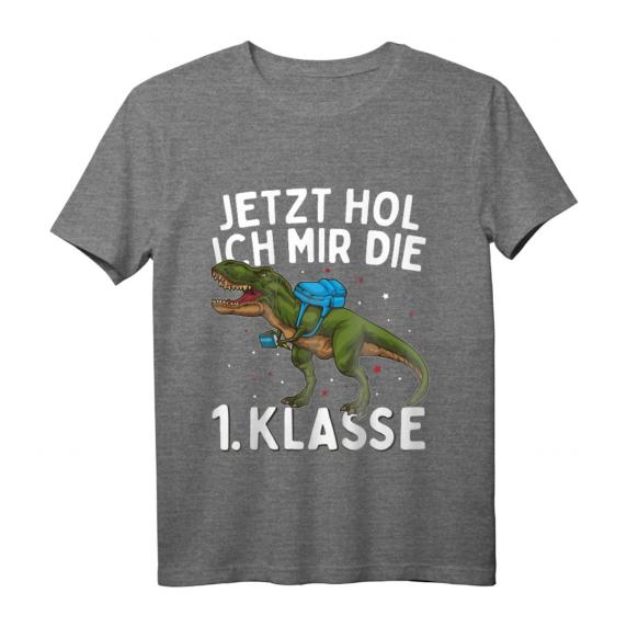 Kinder Einschulung Dinosaurier T-Shirt 2023 - Lustiges Geschenk für den ersten Schultag, Jungen & Mädchen, Erste Klasse, Grundschule Kinder Einschulung Dinosaurier T-Shirt 2023 - Lustiges Geschenk für den ersten Schultag, Jungen & Mädchen, Erste Klasse, Grundschule