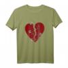 Gebrochenes Herz und Sicherheitsnadeln T-Shirt – Perfektes Geschenk für Liebeskummer, Valentinstag, Geburtstag & Weihnachten für Herzliebhaber