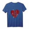 Gebrochenes Herz und Sicherheitsnadeln T-Shirt – Perfektes Geschenk für Liebeskummer, Valentinstag, Geburtstag & Weihnachten für Herzliebhaber