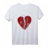 Gebrochenes Herz und Sicherheitsnadeln T-Shirt – Perfektes Geschenk für Liebeskummer, Valentinstag, Geburtstag & Weihnachten für Herzliebhaber