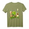 Gigantosaurus-Logo mit 4 Kinder-Dinos T-Shirt - Klassisch geschnitten, doppelt genähter Saum für kleine Dino-Fans