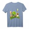 Gigantosaurus-Logo mit 4 Kinder-Dinos T-Shirt - Klassisch geschnitten, doppelt genähter Saum für kleine Dino-Fans