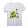 Gigantosaurus-Logo mit 4 Kinder-Dinos T-Shirt - Klassisch geschnitten, doppelt genähter Saum für kleine Dino-Fans