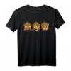 HapDuck Affen T-Shirt mit Drei Affen Motiv – Lustiges Geschenk für Männer & Kinder, Klassiker, Spaßgeschenk
