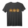 HapDuck Affen T-Shirt mit Drei Affen Motiv – Lustiges Geschenk für Männer & Kinder, Klassiker, Spaßgeschenk