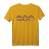 HapDuck Affen T-Shirt mit Drei Affen Motiv – Lustiges Geschenk für Männer & Kinder, Klassiker, Spaßgeschenk