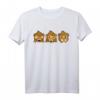 HapDuck Affen T-Shirt mit Drei Affen Motiv – Lustiges Geschenk für Männer & Kinder, Klassiker, Spaßgeschenk