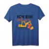 Kinder Geburtstagskind 2. Geburtstag Bagger Baufahrzeug Baustelle T-Shirt – Perfektes Geschenk für kleine Bagger-Fans & Baustellen-Partyoutfit