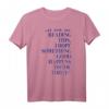 Inspirierendes T-Shirt mit positiver Botschaft - Für gute Vibes, Freundlichkeit & Motivation