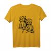 Geparden Babys Motiv Raubkatze Katzen T-Shirt – Klassisch geschnitten mit doppeltem Saum, ideal für Tierliebhaber