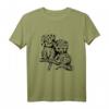 Geparden Babys Motiv Raubkatze Katzen T-Shirt – Klassisch geschnitten mit doppeltem Saum, ideal für Tierliebhaber
