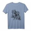 Geparden Babys Motiv Raubkatze Katzen T-Shirt – Klassisch geschnitten mit doppeltem Saum, ideal für Tierliebhaber