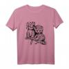 Geparden Babys Motiv Raubkatze Katzen T-Shirt – Klassisch geschnitten mit doppeltem Saum, ideal für Tierliebhaber