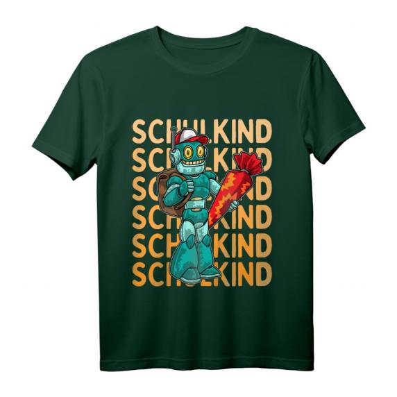 Kinder Einschulung Junge Schulkind 2023 Comic Roboter T-Shirt – Lustiges Schulanfangsgeschenk für Erstklässler mit Schultüte Kinder Einschulung Junge Schulkind 2023 Comic Roboter T-Shirt – Lustiges Schulanfangsgeschenk für Erstklässler mit Schultüte