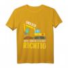 Kinder 4 Jahre Baustellenfahrzeug Geburtstagsshirt - Bagger T-Shirt mit Spruch für Jungen, perfekte Dekoration & Geschenk für den Kindergeburtstag