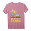 Kinder 4 Jahre Baustellenfahrzeug Geburtstagsshirt - Bagger T-Shirt mit Spruch für Jungen, perfekte Dekoration & Geschenk für den Kindergeburtstag