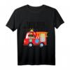Kinder Jungen Feuerwehr T-Shirt - Ich bin im Kindergarten Hurra, Perfekt für den Start in den Kindergarten & als Geschenk für junge Feuerwehrfans