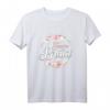 JGA T-Shirt Team Braut & Bride für Frauen – Witziges und Süßes Outfit für Junggesellenabschied, Poltern & Hochzeitsfeier mit Blumenkranz
