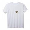 Leoparden Muster Gepard Fell Herzrhythmus T-Shirt - Modisches Tierprint-Shirt für Tierliebhaber und Fashion-Statements