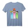HapDuck PowerPuff Girls Tropical Flight T-Shirt - Offizielles Lizenzprodukt für Fans und Geburtstagsfeiern