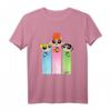HapDuck PowerPuff Girls Tropical Flight T-Shirt - Offizielles Lizenzprodukt für Fans und Geburtstagsfeiern
