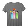 HapDuck PowerPuff Girls Tropical Flight T-Shirt - Offizielles Lizenzprodukt für Fans und Geburtstagsfeiern