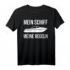 Mein Boot meine Regeln T-Shirt für Bootsfahrer, Kapitäne & Yachtbesitzer – Lustiges Geschenk für Bootsführerschein, Seemänner & Schiffs-Enthusiasten