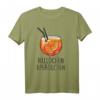 HALLÖCHEN APERÖLCHEN - OFFICIAL SPRITZ CLUB. Lustiges Sommer T-Shirt für Aperol- und Spritz-Liebhaber, ideal für Urlaub, Strand & Feier