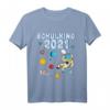 Kinder Schulkind 2021 Weltraum Einschulung Planet Rakete T-Shirt – Lustiges Astronomie Motiv für den Schulstart, Für Mädchen und Jungen
