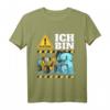 Kinder Bagger T-Shirt zum 3. Geburtstag – Lustiges Baustellen-Outfit für Jungen mit 'Ich bin 3 Jahre' Design