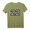 Nummer 22 Vintage Schwarz/Weiß T-Shirt – Stylisches Geschenk zum 22. Geburtstag & Jubiläum