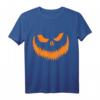 Halloween Kürbis T-Shirt Verkleidung Kostüm in Orange – Klassisch geschnitten, doppelt genähter Saum für Halloween-Partys