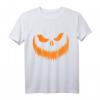 Halloween Kürbis T-Shirt Verkleidung Kostüm in Orange – Klassisch geschnitten, doppelt genähter Saum für Halloween-Partys