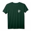 HapDuck T-Shirt mit Monstera Logo – Minimalistisches Design in Weiß ohne Signatur auf Rückseite
