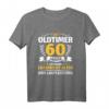 Oldtimer Mann Frau 60 Jahre Geburtstag T-Shirt – Lustiges Geschenk mit Spruch für Party und Feier zum 60. Geburtstag