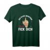 Lustiges Ich hasse Menschen - Frauen T-Shirt mit Mittelfinger Spruch, ideales Geschenk für Frauen zum Geburtstag oder Weihnachten